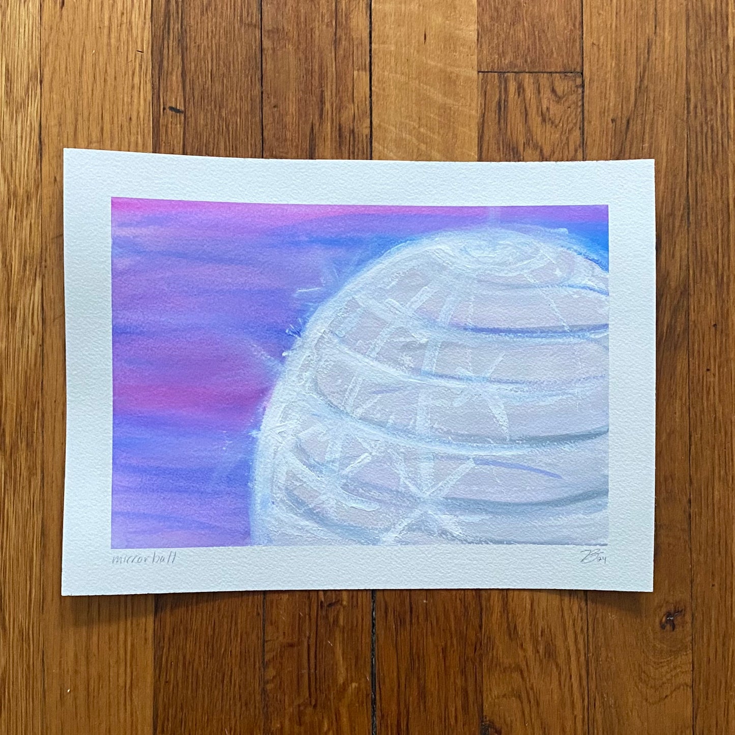 mirrorball (9"x12")