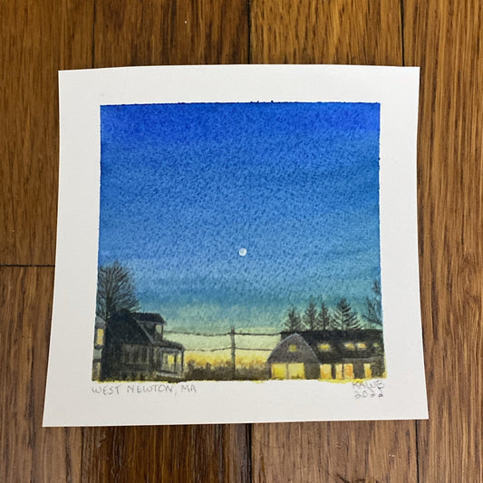 West Newton, MA (4"x4")